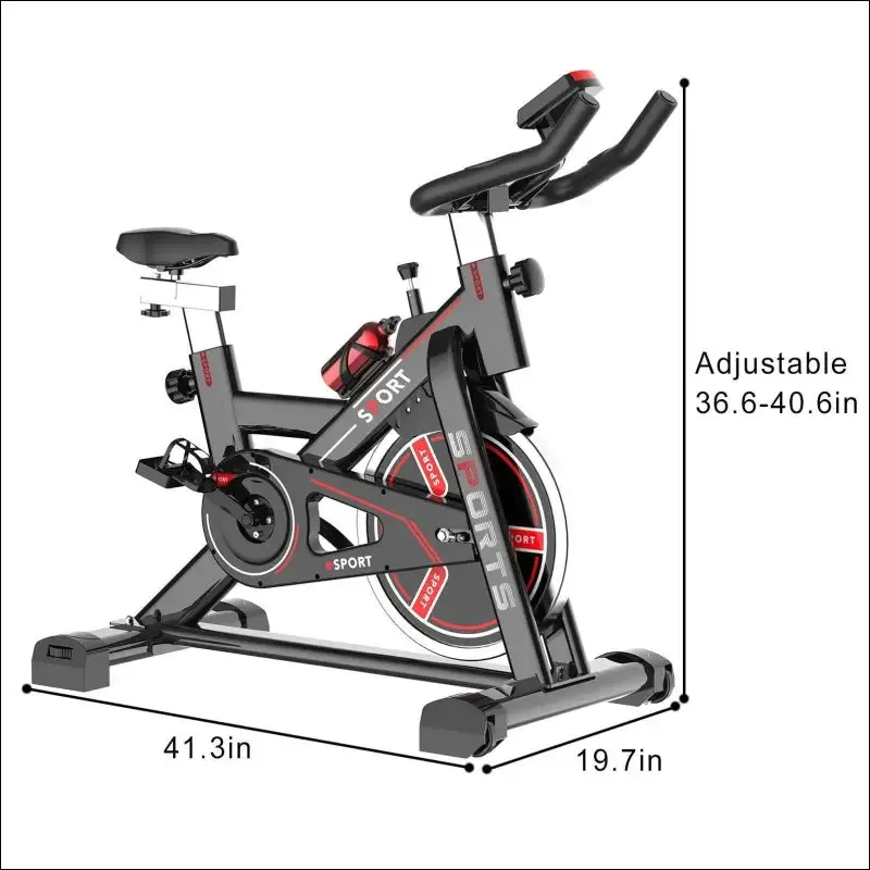 Stationary indoor bicycle-bicycle with tablet stand and comfortable cushion