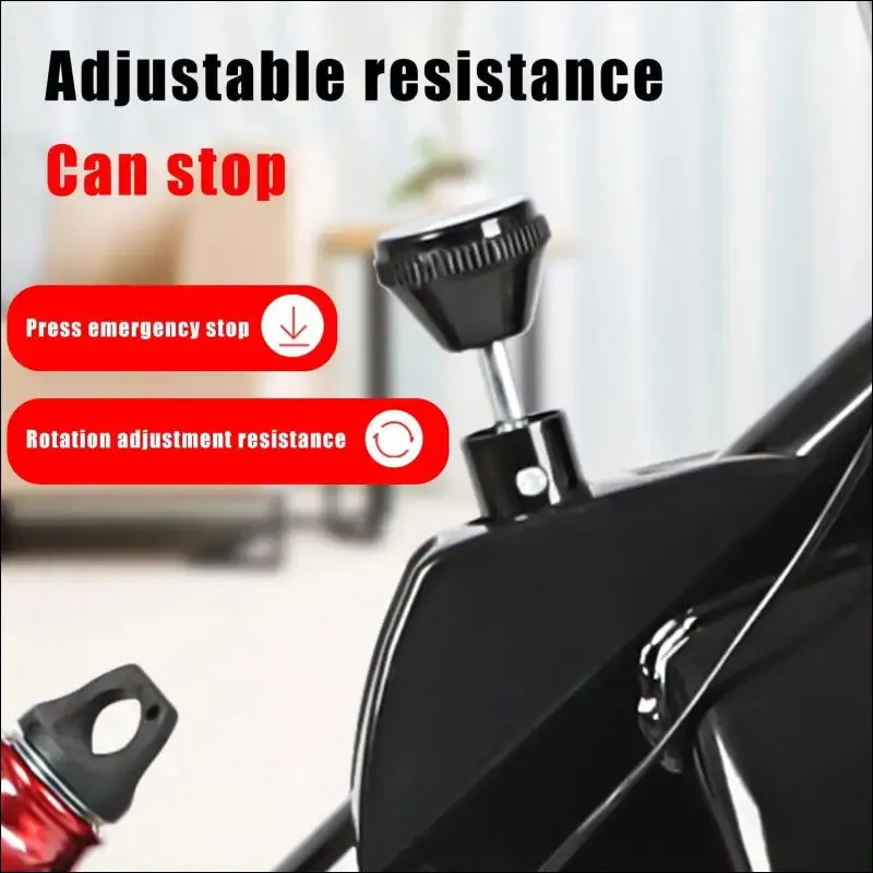Stationary indoor bicycle-bicycle with tablet stand and comfortable cushion