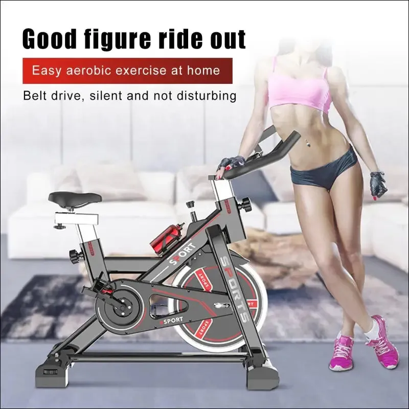 Stationary indoor bicycle-bicycle with tablet stand and comfortable cushion