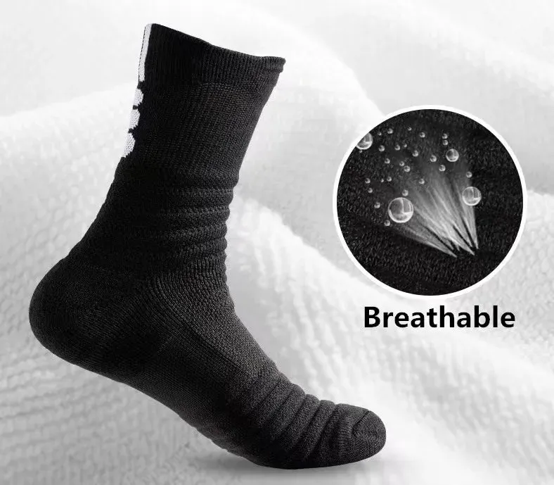 Stay Active with Compression Stockings: 3 Pairs of Breathable Men's Sports Socks