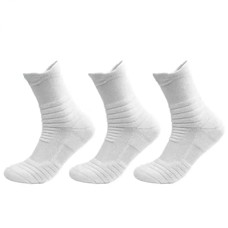 Stay Active with Compression Stockings: 3 Pairs of Breathable Men's Sports Socks