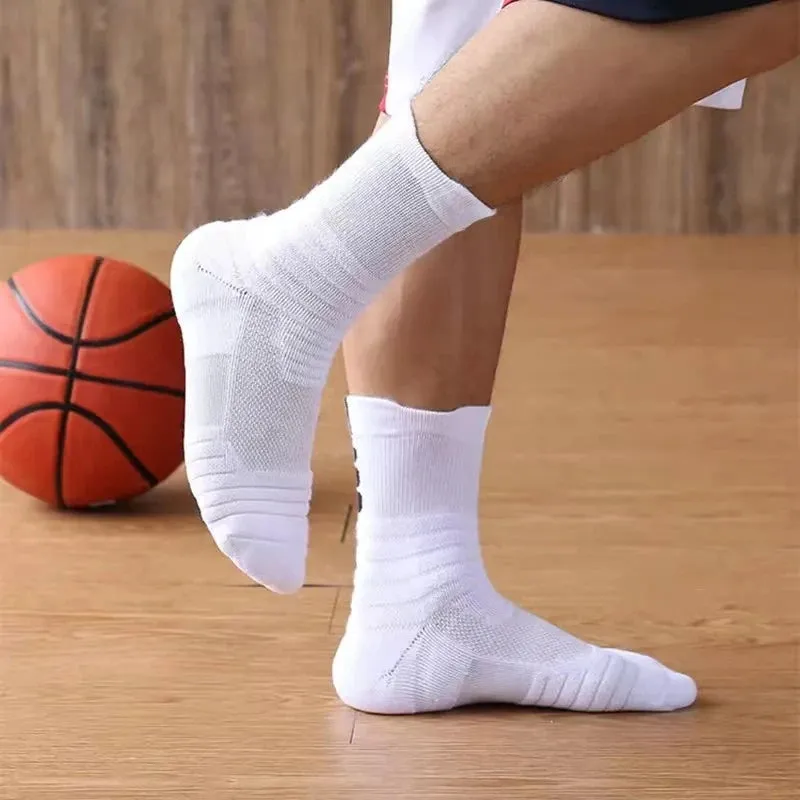 Stay Active with Compression Stockings: 3 Pairs of Breathable Men's Sports Socks