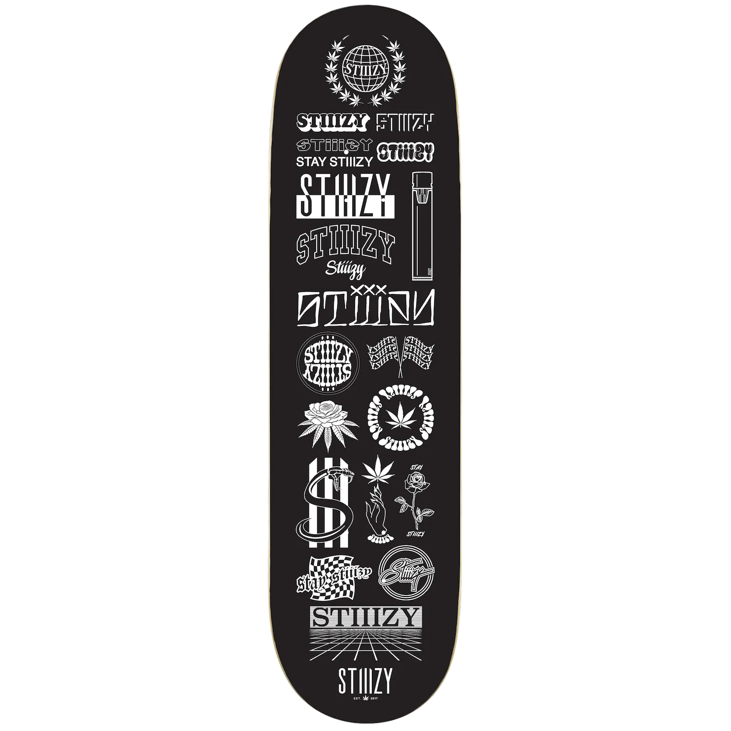 STIIIZY FLASH SKATE DECK