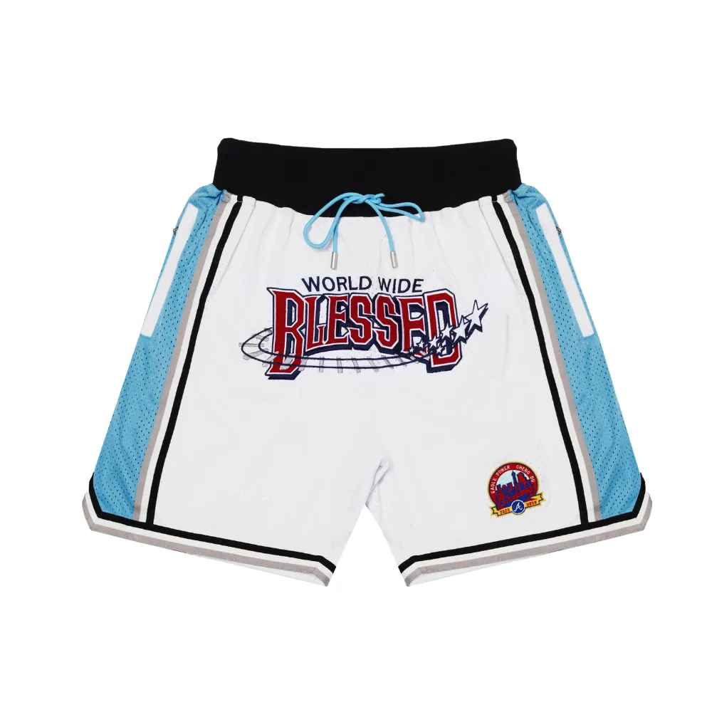 Street Print Mesh Basketball Shorts