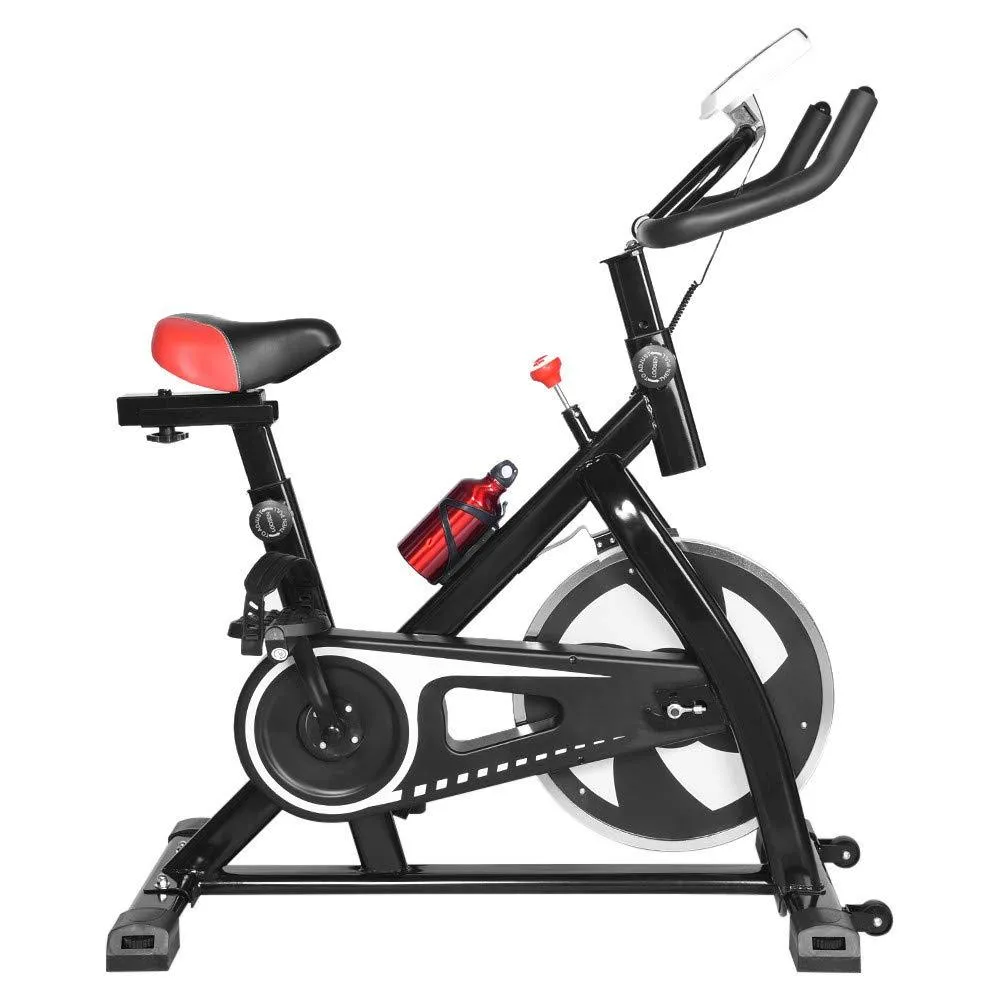 TADAMI Indoor Cycling Training, Stationary Ultra-Quiet Health Fitness Equipment Spinning Bicycle Cardio Workout Home Gym (Black)