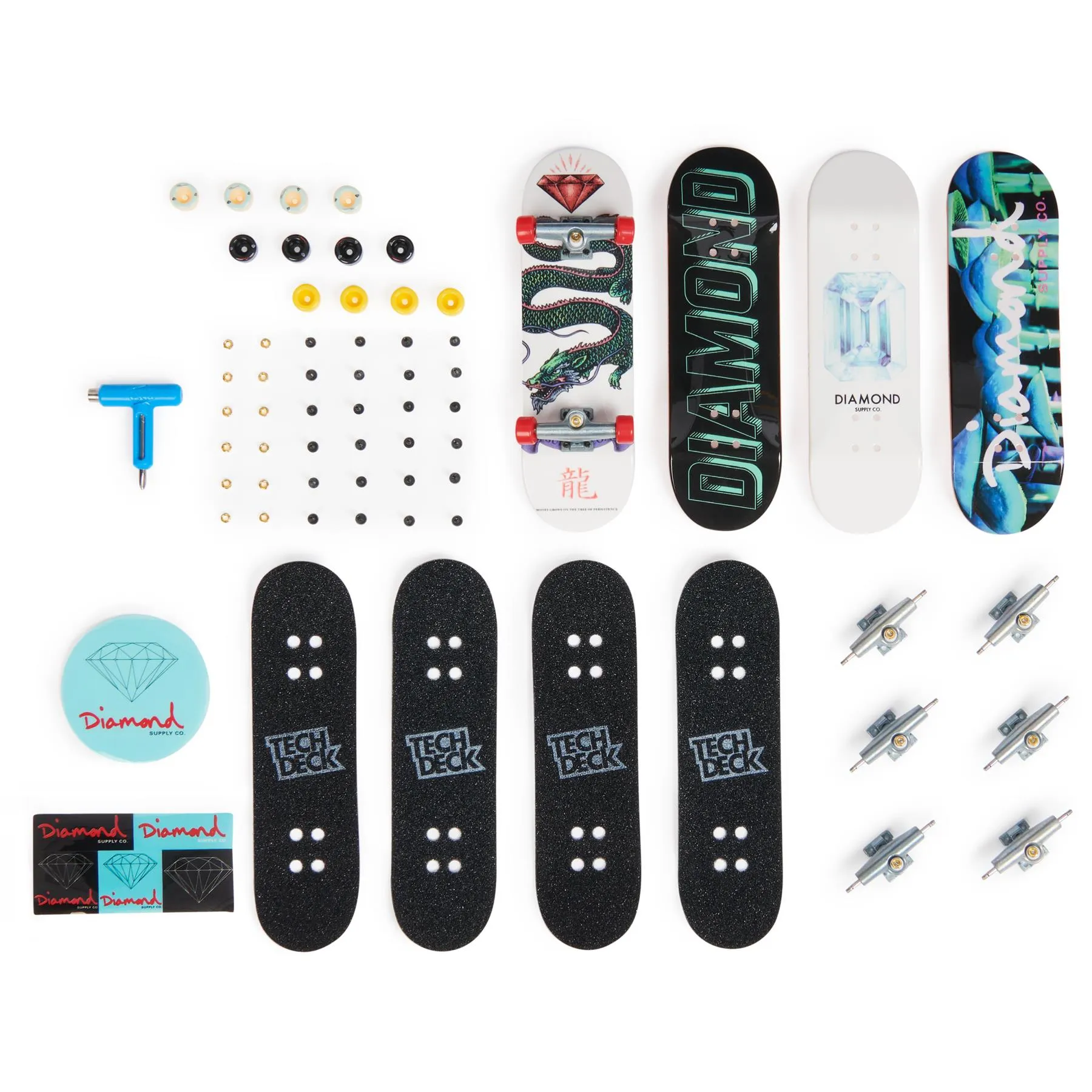 Tech Deck Deluxe 4 Pack