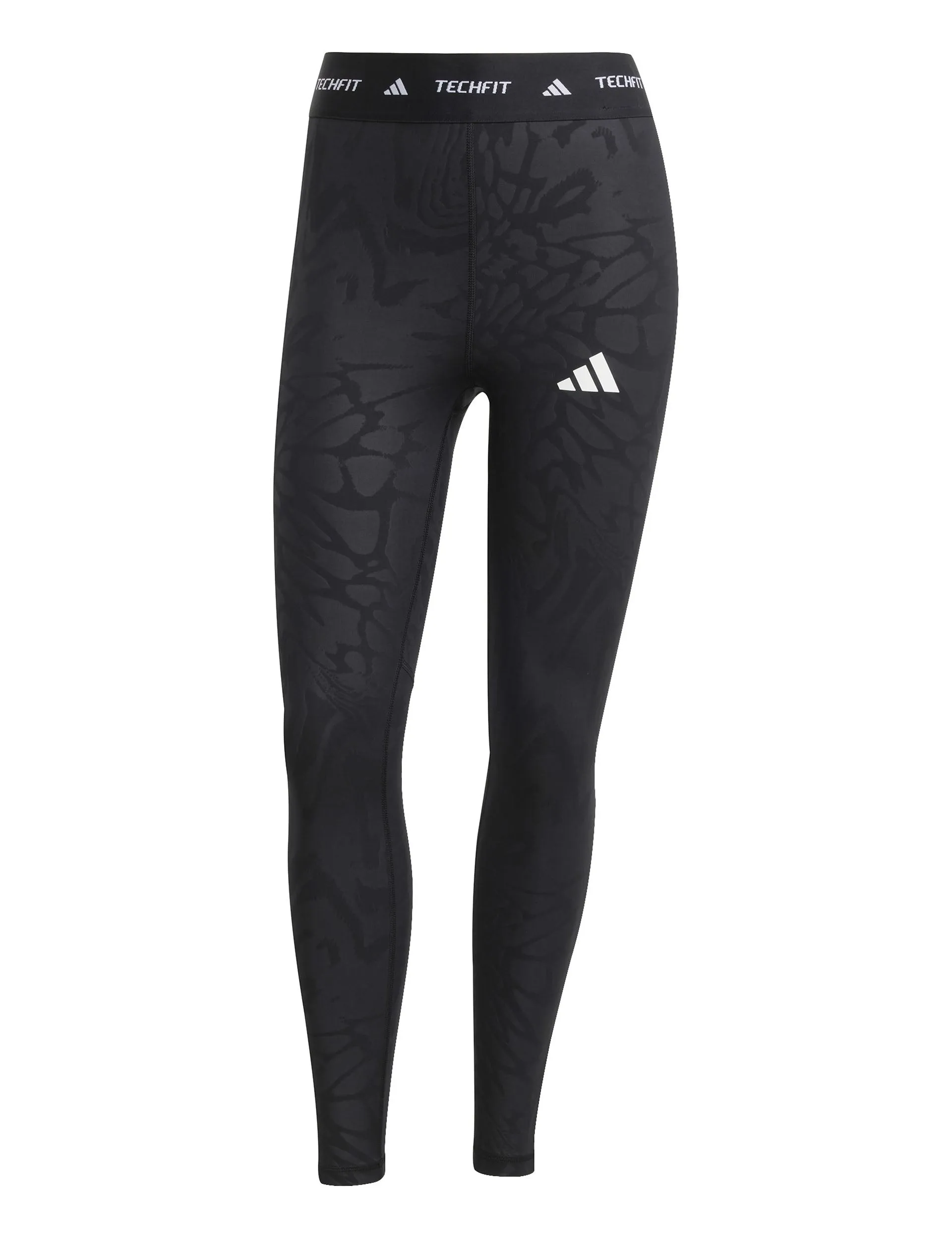 Techfit Printed 7/8 Leggings - Black