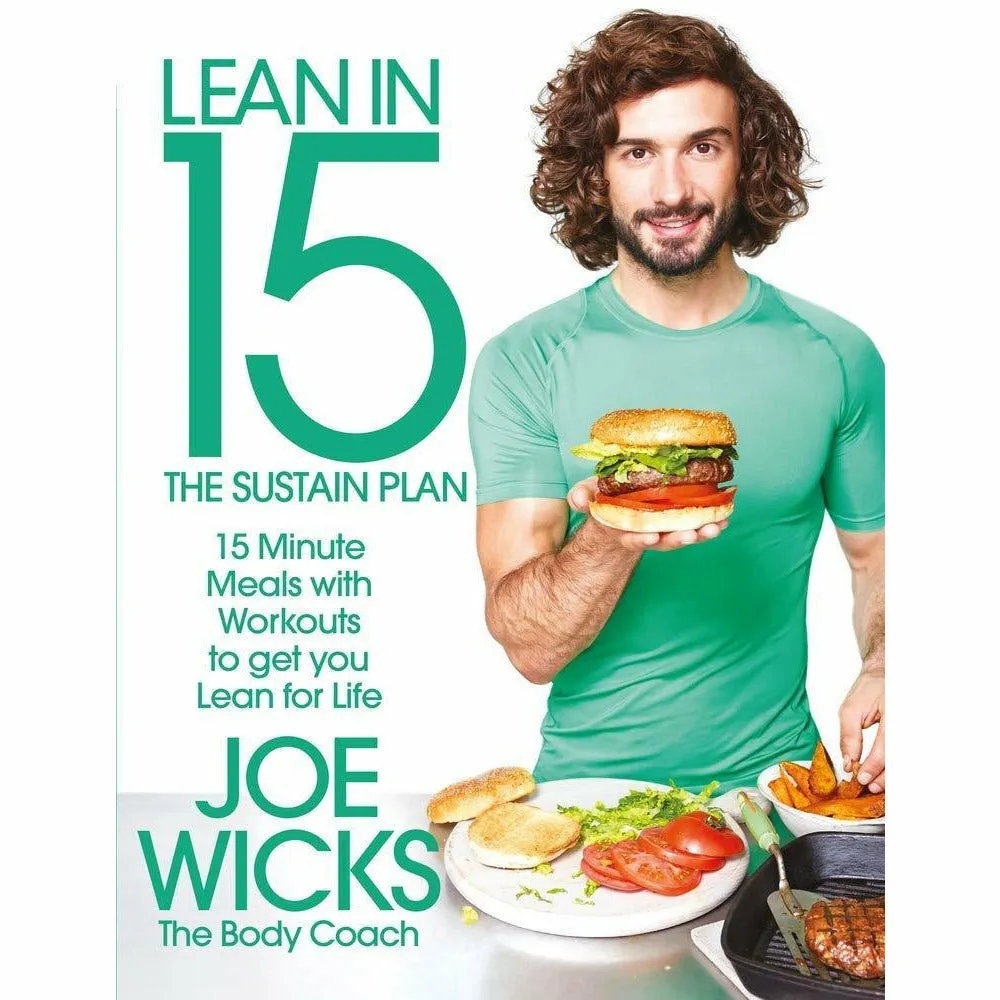 The Fat-Loss Plan & Lean in 15 The Sustain Plan By Joe Wicks 2 Books Collection Set