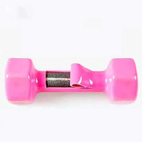 The Indian Made Jimwalt Premium Half Coating Vinyl Dumbbells 0.5KG to 10KG Proudly Made in India (2 2=4)…