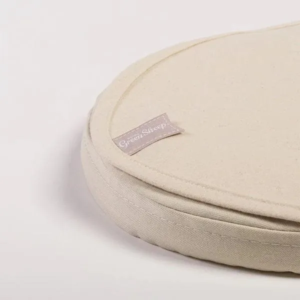 The Little Green Sheep Organic Waterproof Mattress Protector - Large Crib