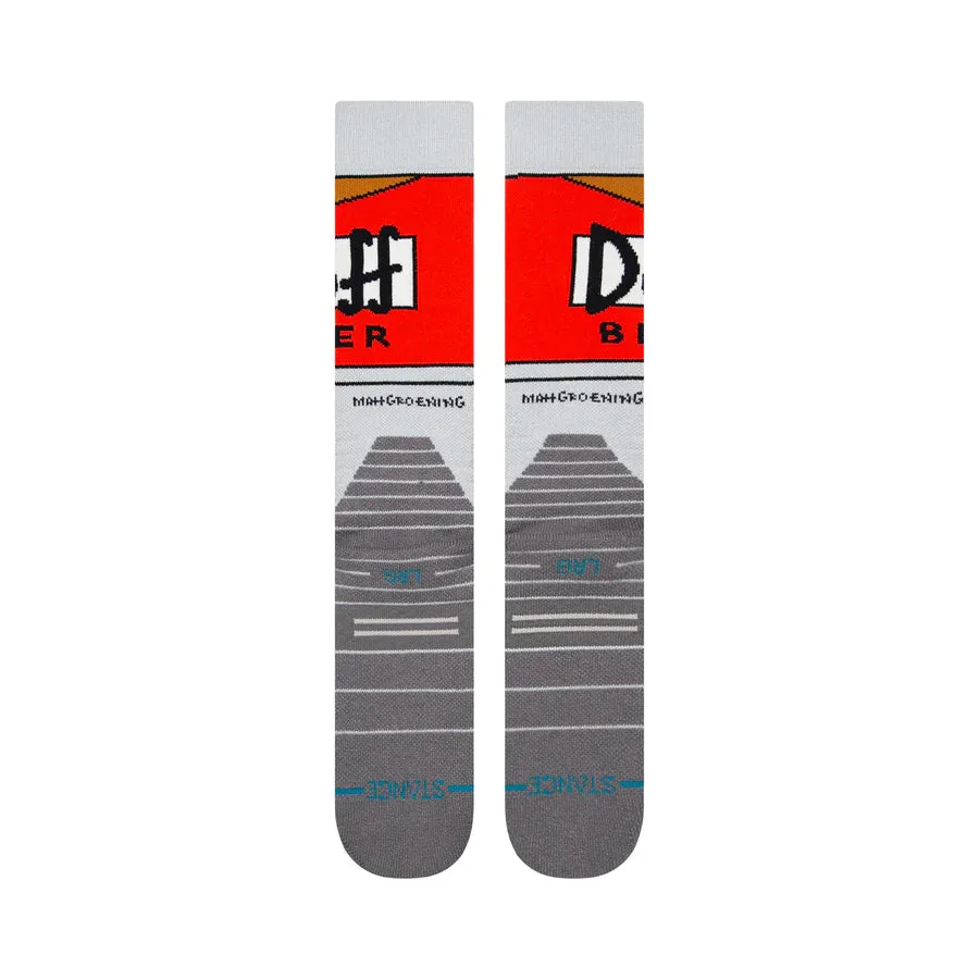 The Simpsons X Duff Beer Snow OTC Socks