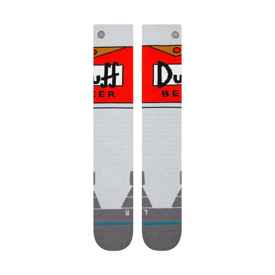 The Simpsons X Duff Beer Snow OTC Socks