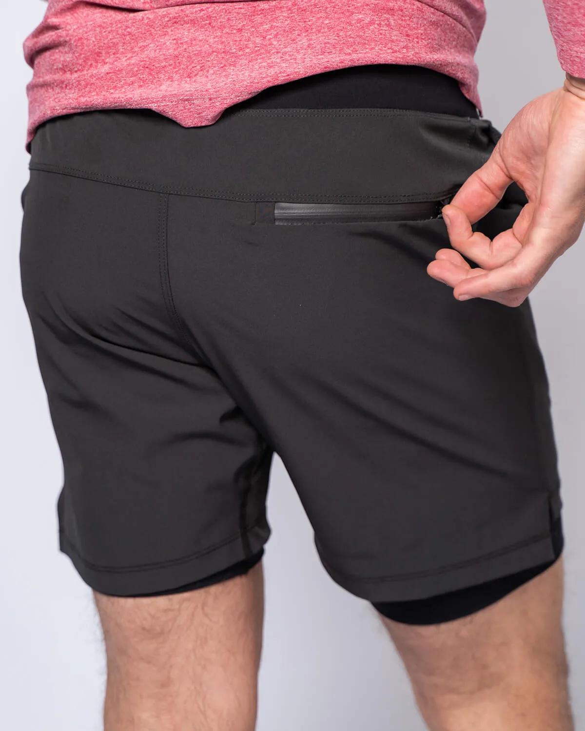 This Is It Short with Liner | Graphite Grey