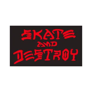 Thrasher - Skate & Destroy 6" Sticker
