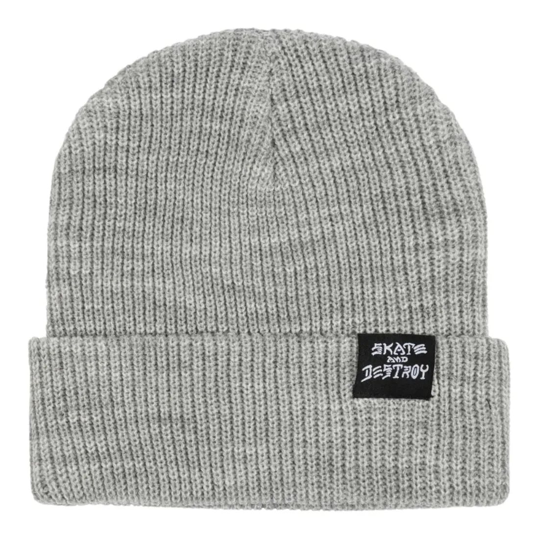 Thrasher Skategoat Skate And Destroy Beanie - Grey