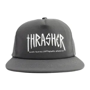 Thrasher - Toy Machine Scratch Snapback Charcoal