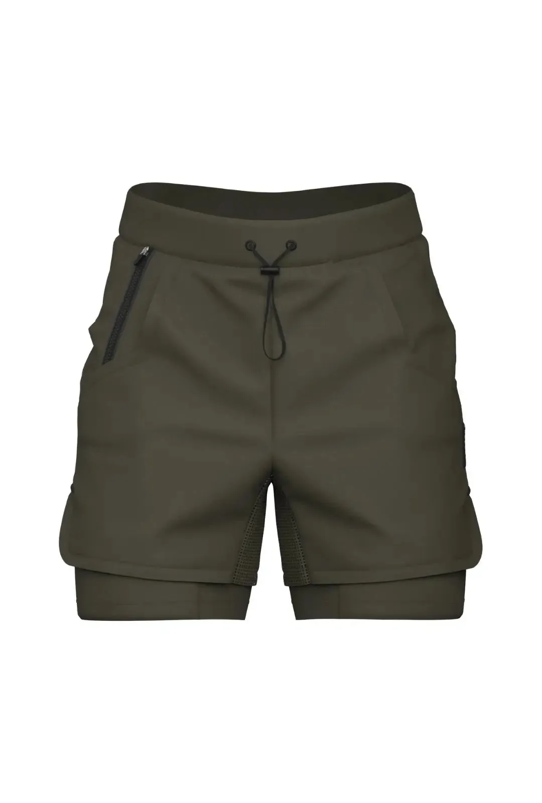 Total War Ai1 Lined Training Short - Army Green