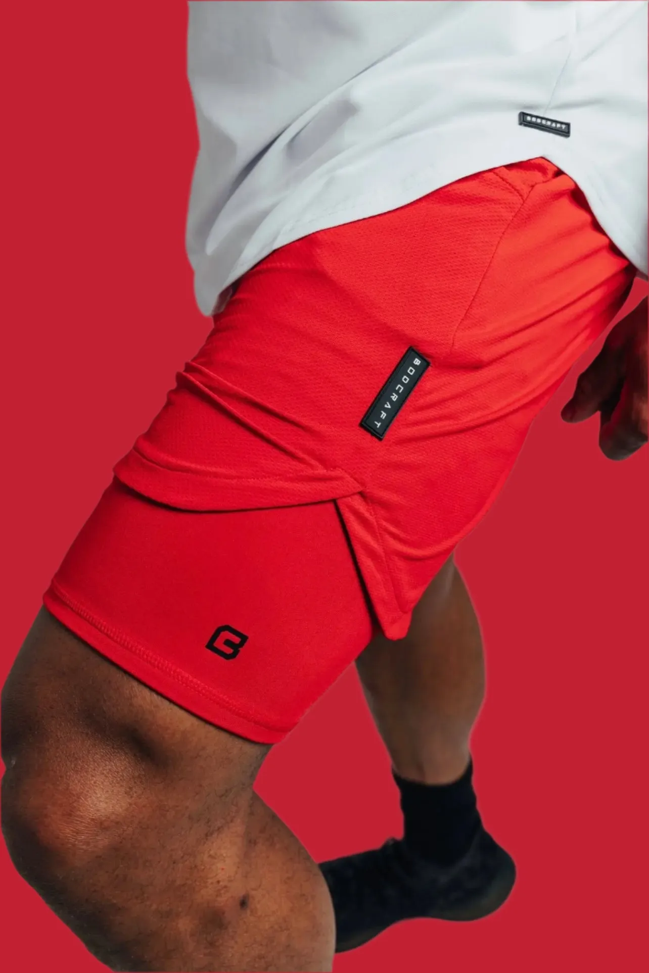 Total War Ai1 Lined Training Short - Candy Apple Red