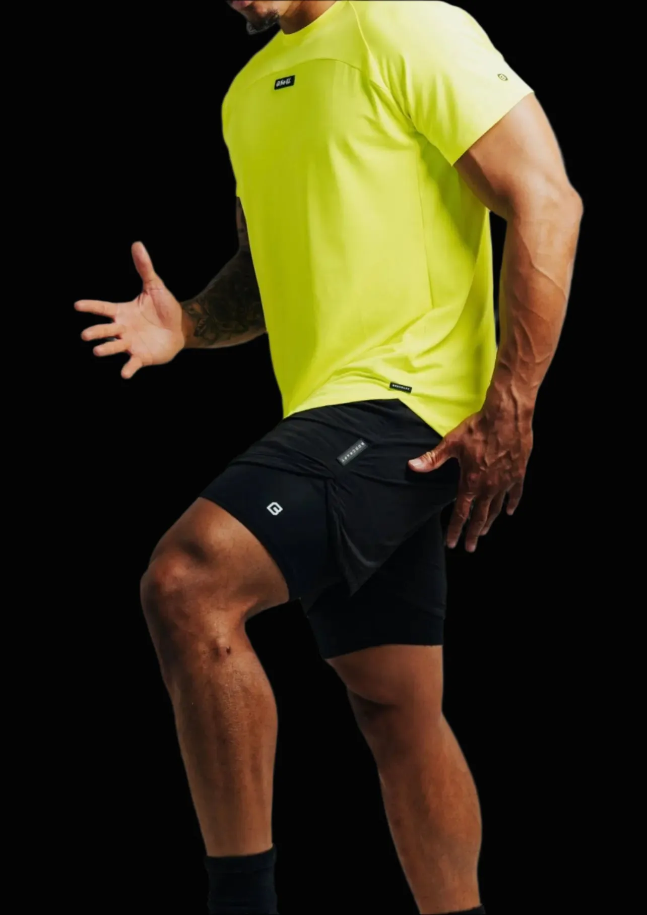 Total War Ai1 Lined Training Short - Midnight Black