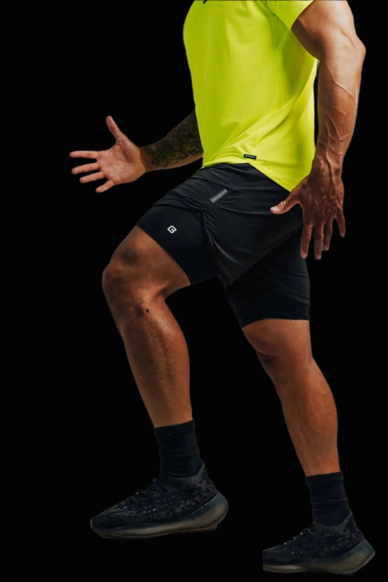 Total War Ai1 Lined Training Short - Midnight Black
