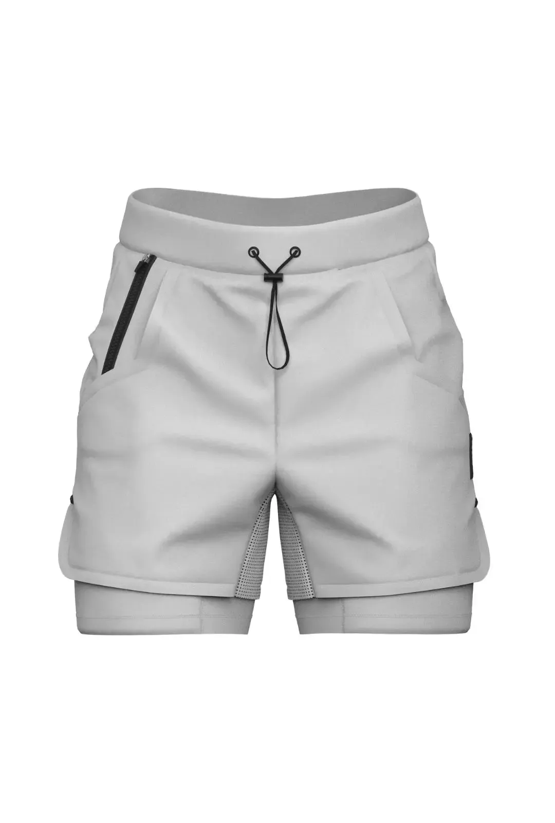 Total War Ai1 Lined Training Short - Pebble Grey