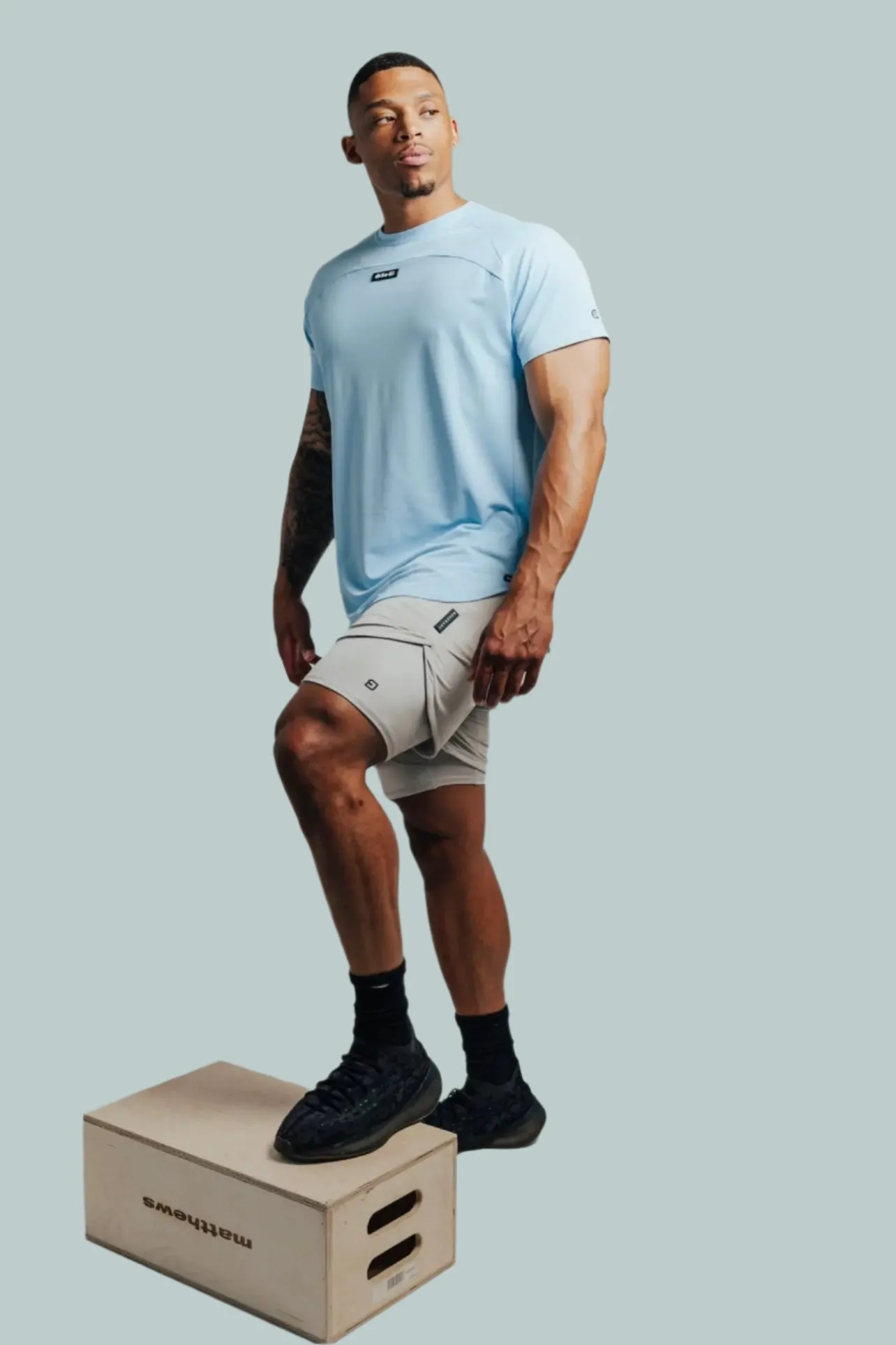 Total War Ai1 Lined Training Short - Pebble Grey
