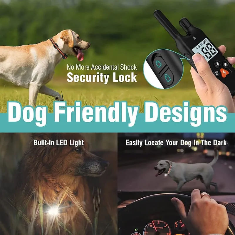 [TrainerPro ] Dog Training Collar with Remote for 2 Dogs