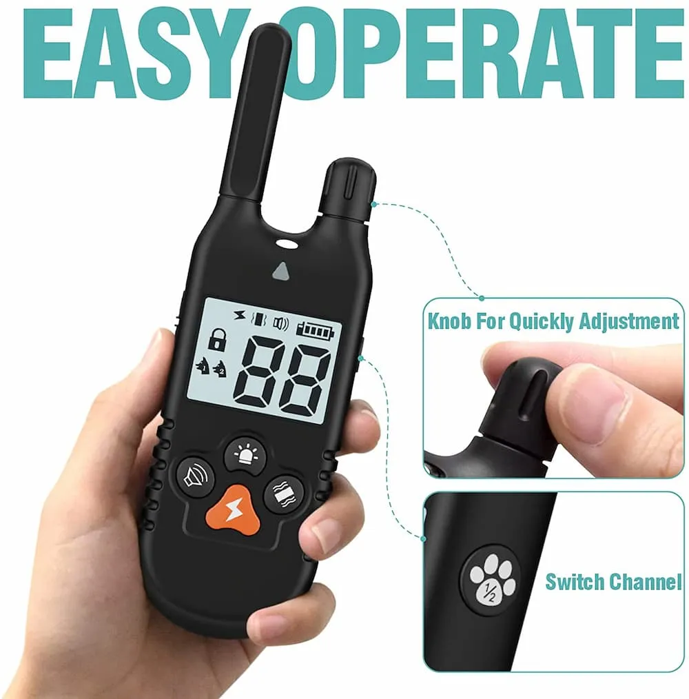 [TrainerPro ] Dog Training Collar with Remote for 2 Dogs