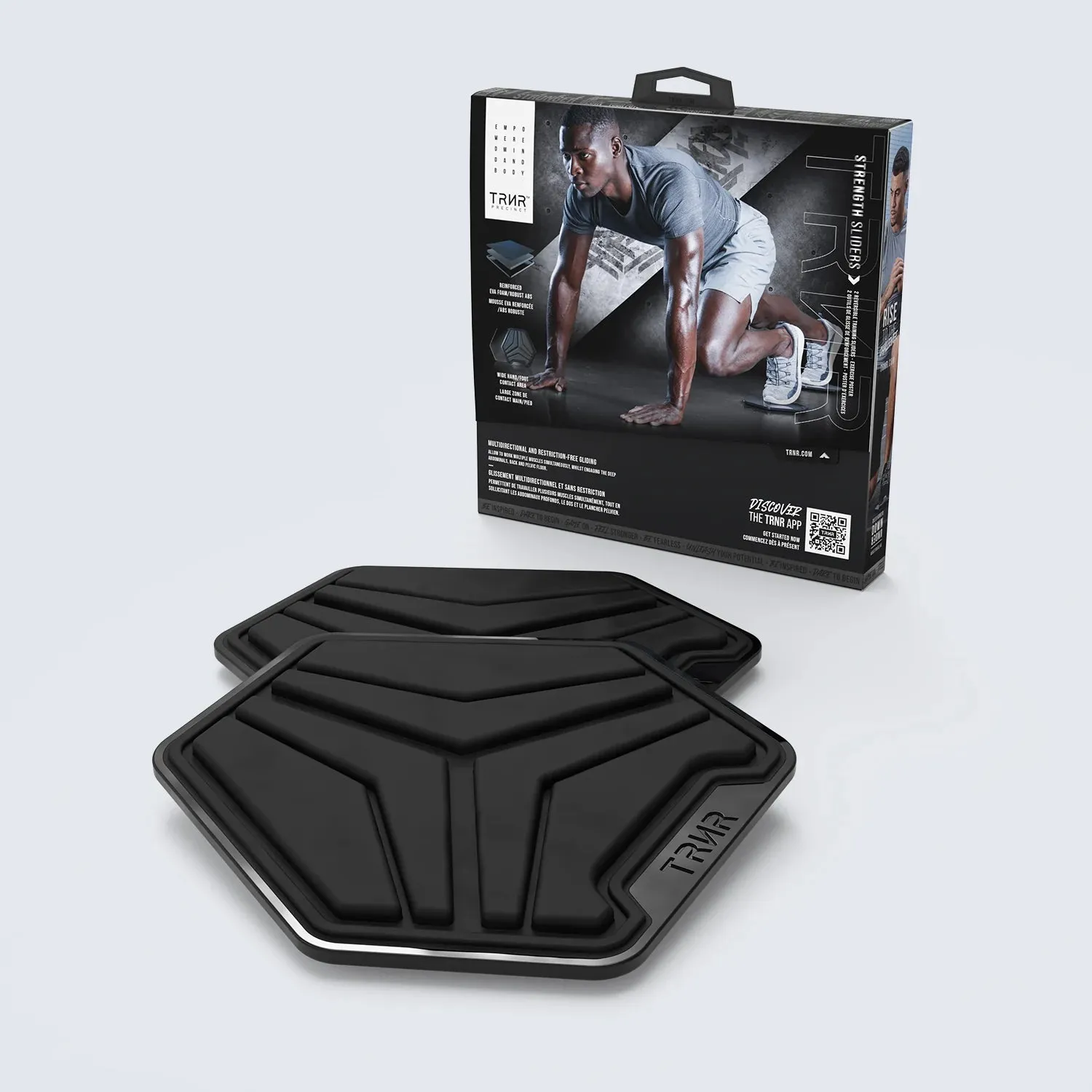 TRNR Strength Sliders - Black