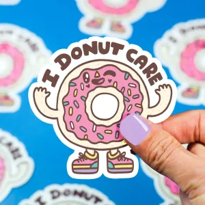 Turtle's Soup - I Donut Care Vinyl Sticker