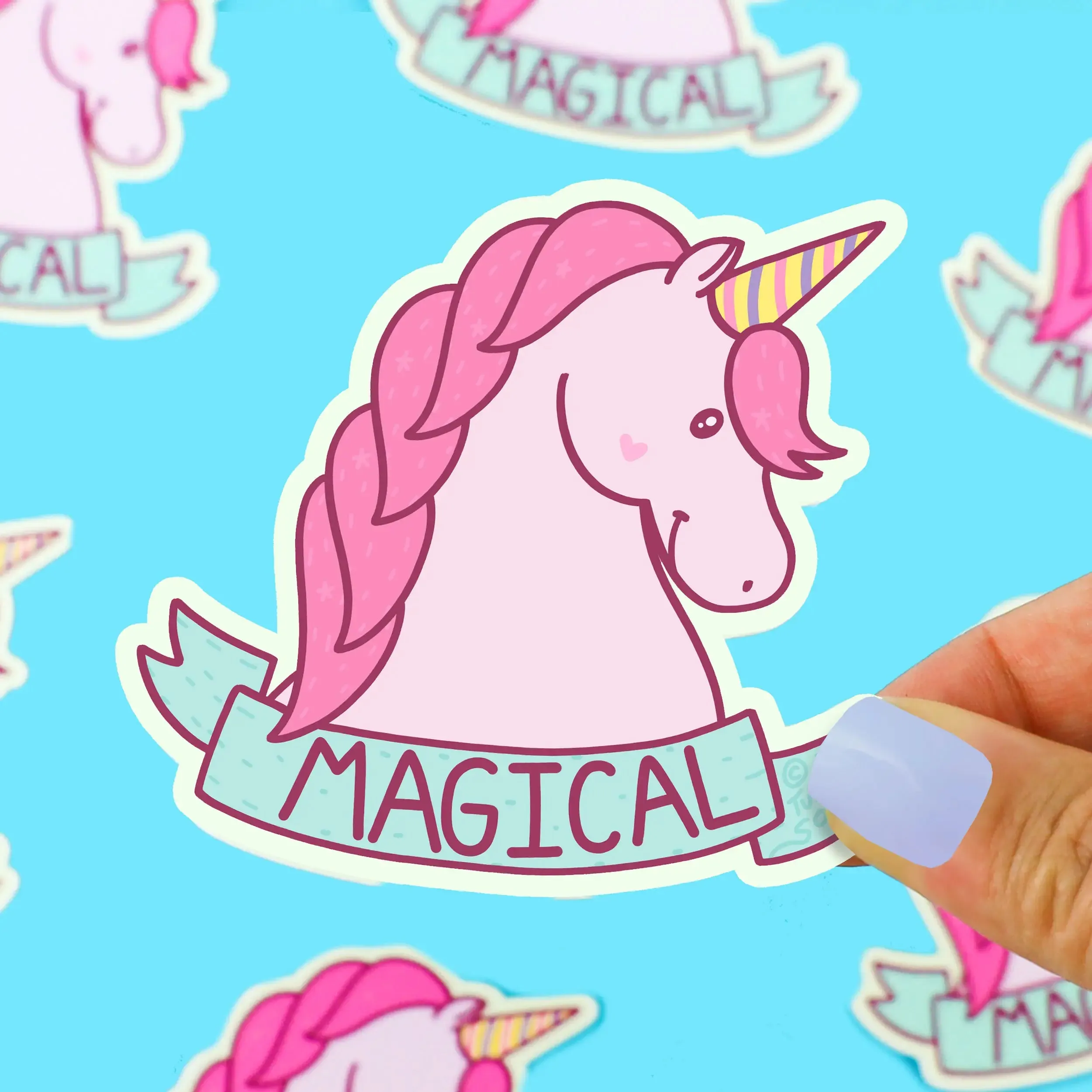 Turtle's Soup - Magical Unicorn Vinyl Sticker