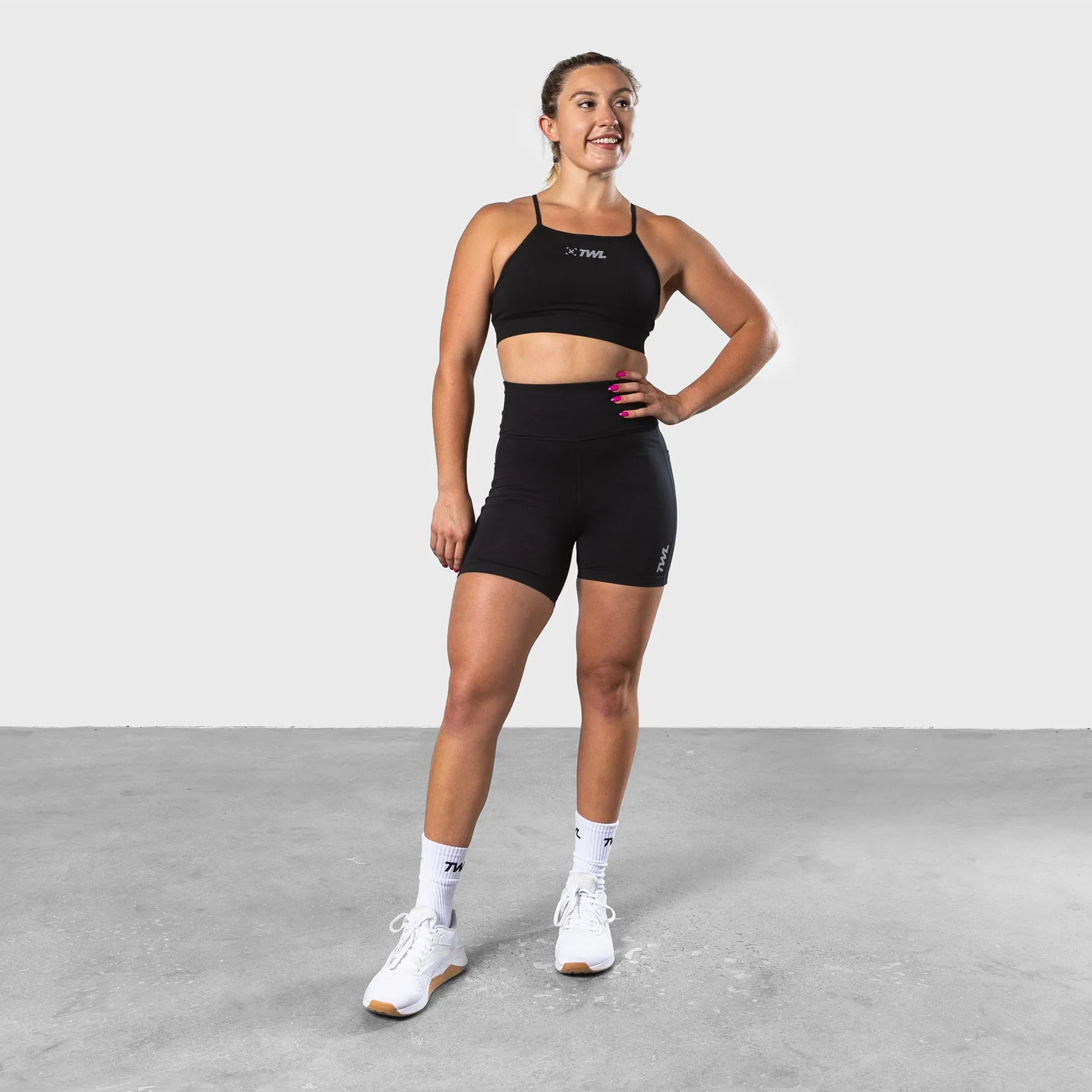 TWL - WOMEN'S FLEET BRA - BLACK