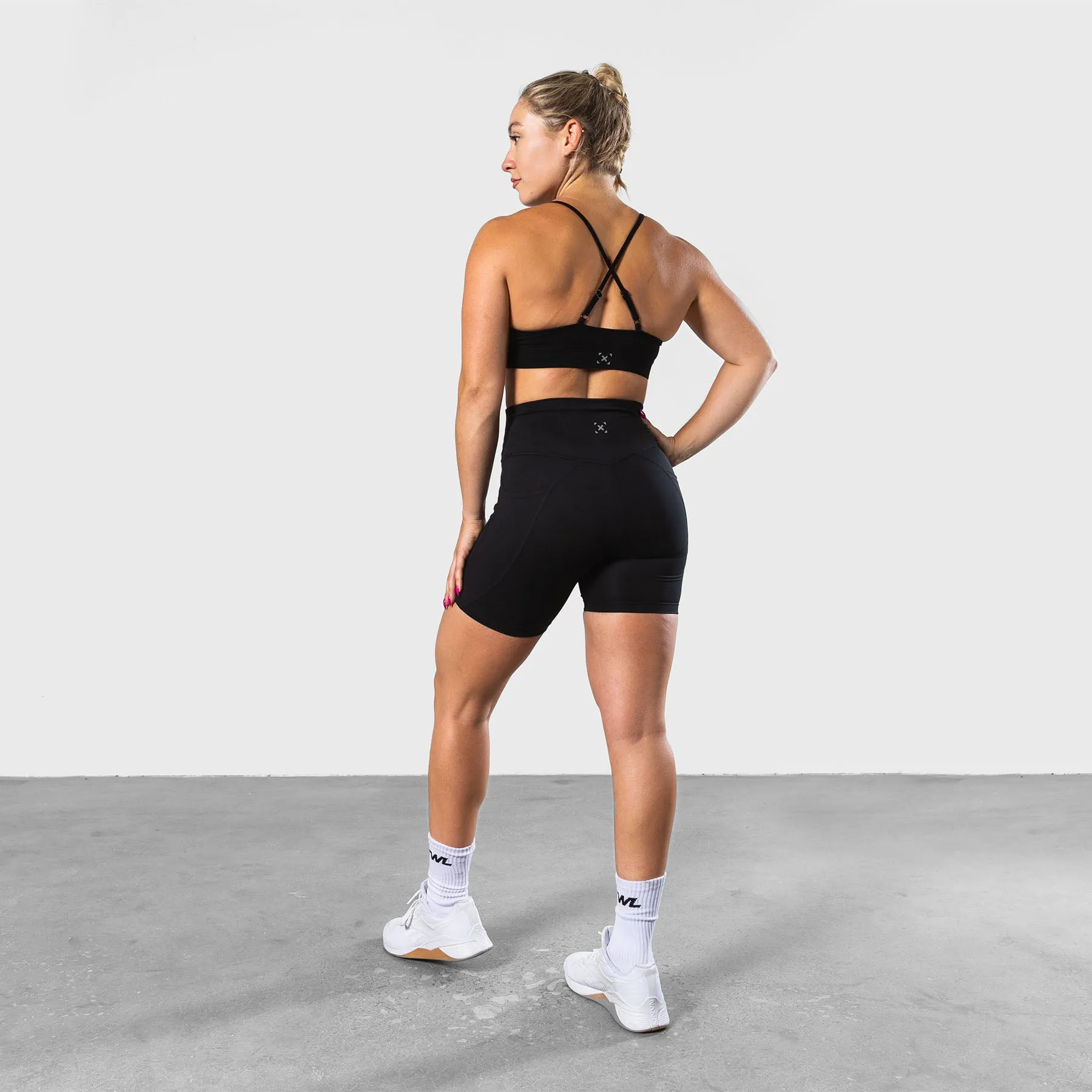 TWL - WOMEN'S FLEET BRA - BLACK