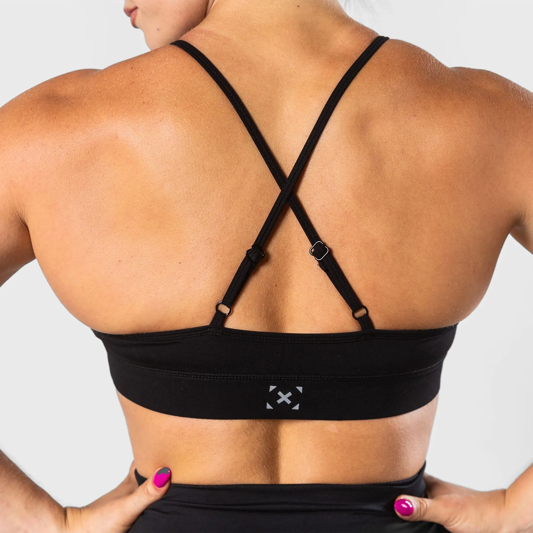 TWL - WOMEN'S FLEET BRA - BLACK