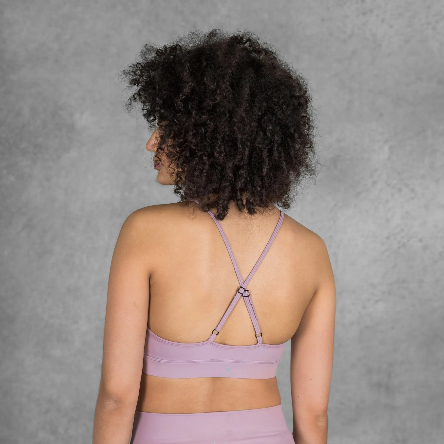 TWL - WOMEN'S FLEET BRA - LILAC CHALK