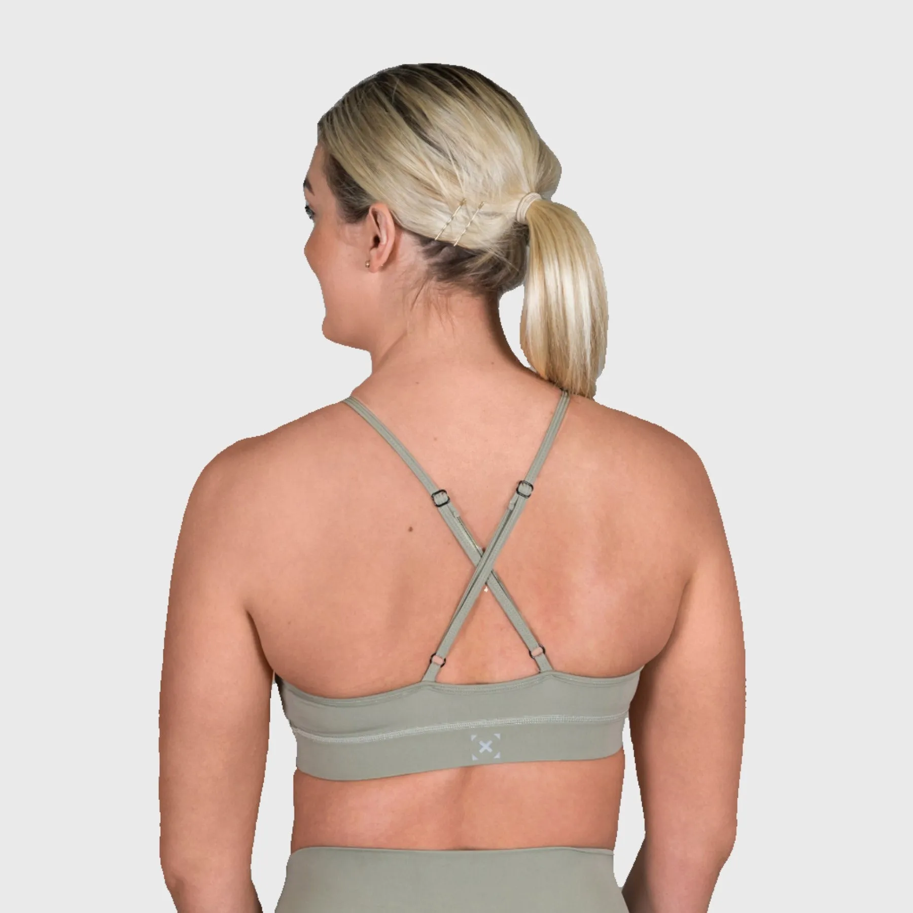 TWL - WOMEN'S FLEET BRA - MINK GREY