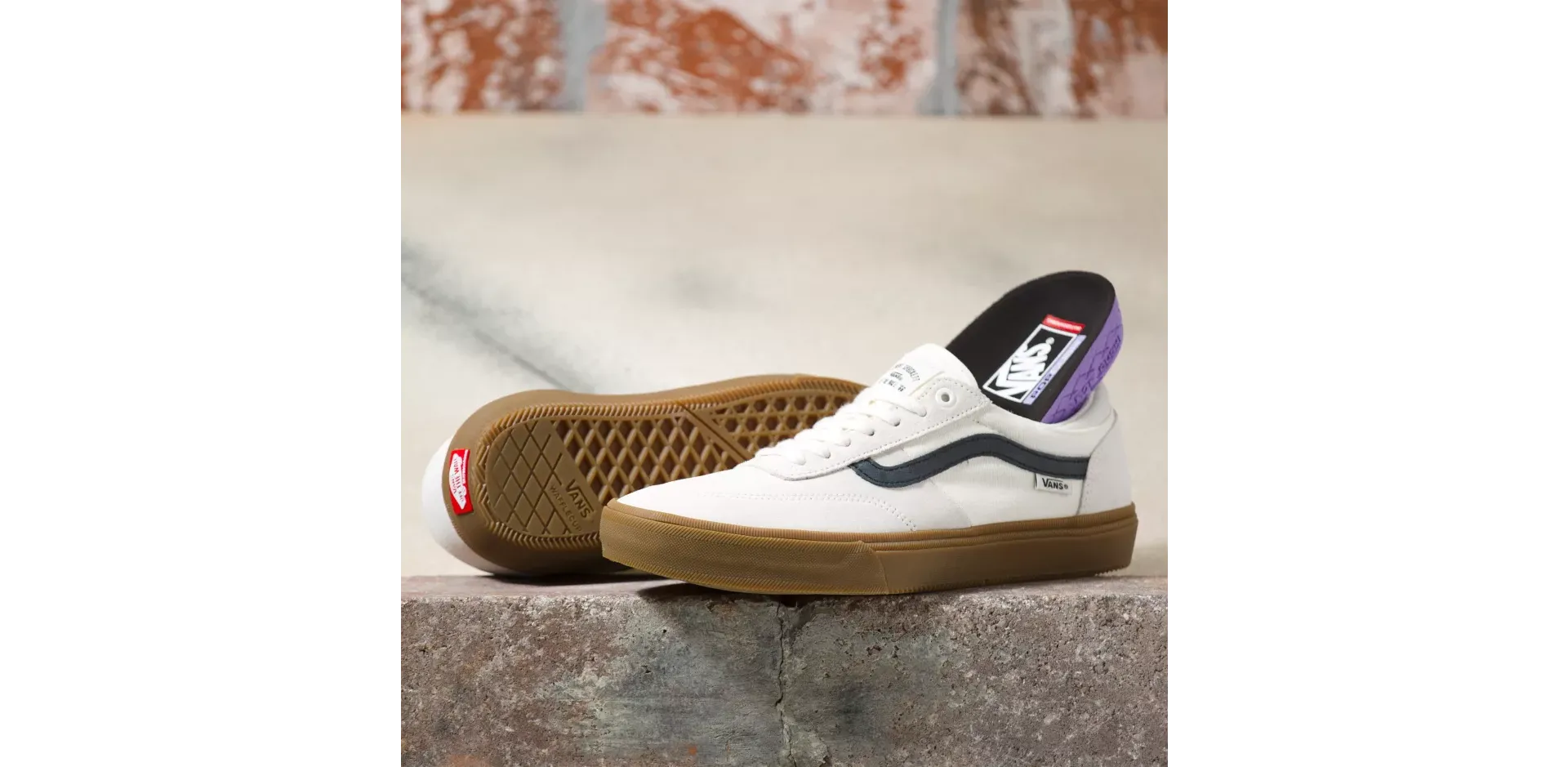 Vans Gilbert Crockett Shoes Marshmallow/Gum