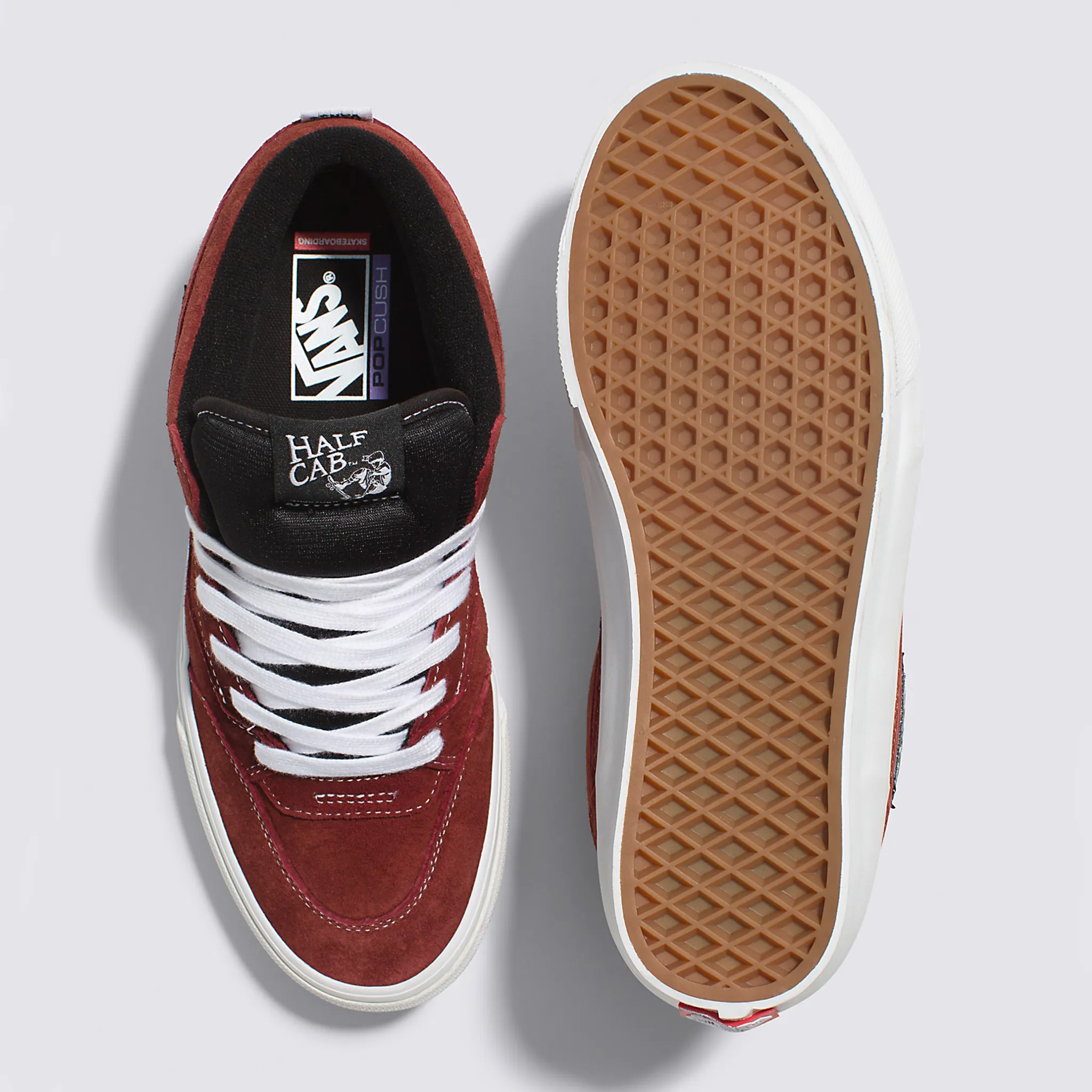 Vans Half Cab '92 Pig Suede Brick Shoe