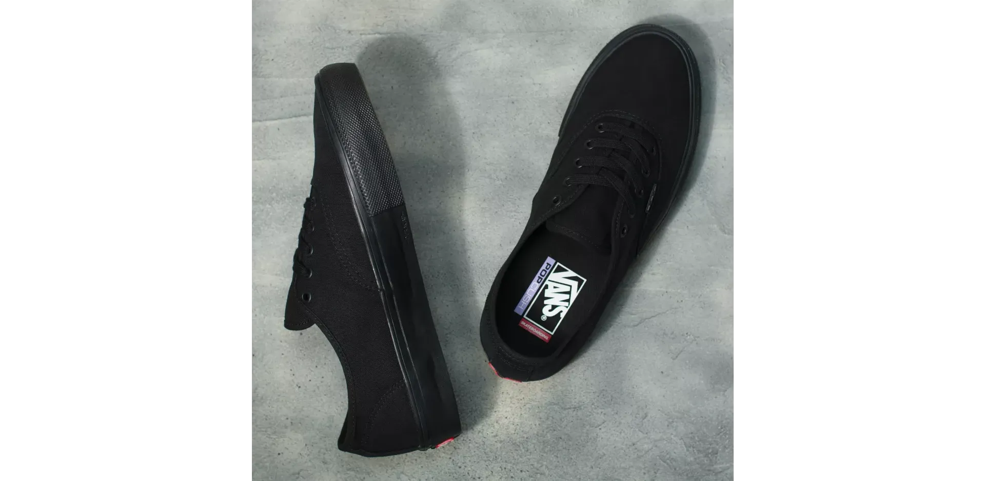 Vans Skate Authentic Shoes Black/Black
