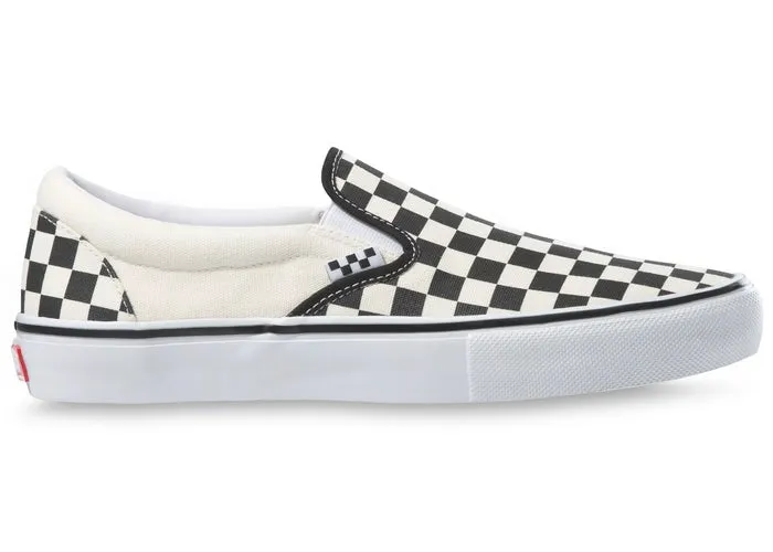 Vans Skate Checkerboard Slip-On Shoes Black/Off White