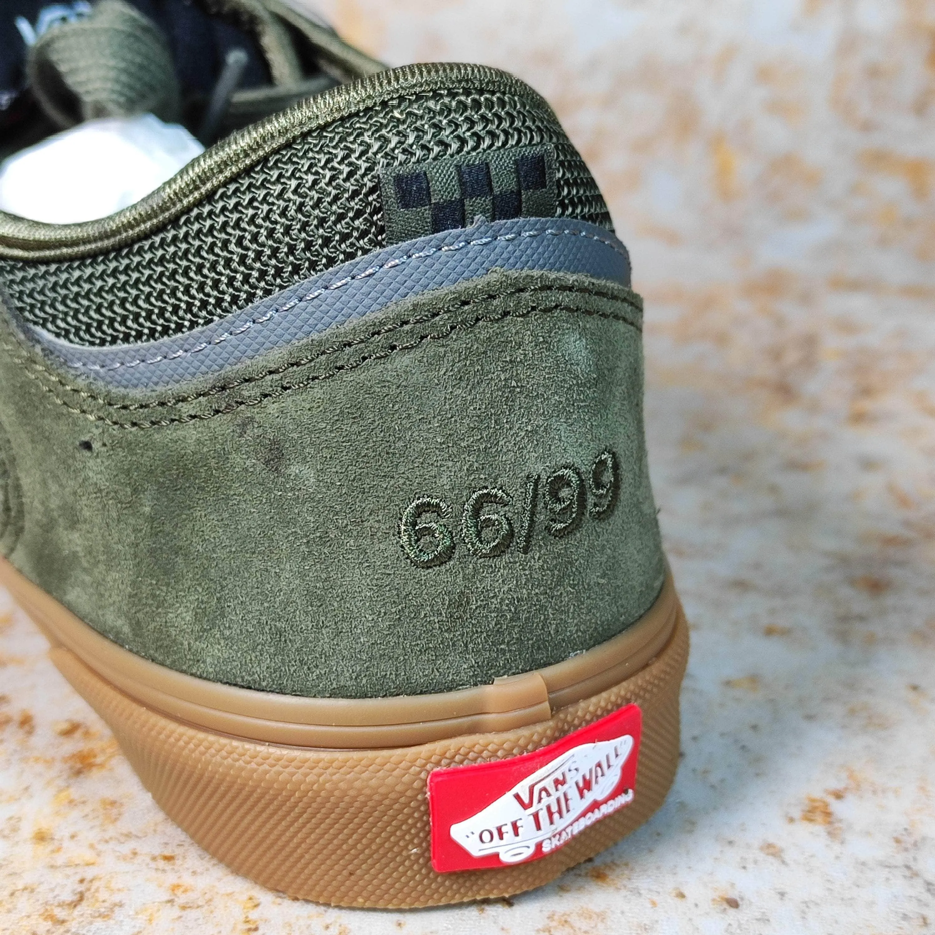 Vans Skate Rowley Shoes Green / Gum