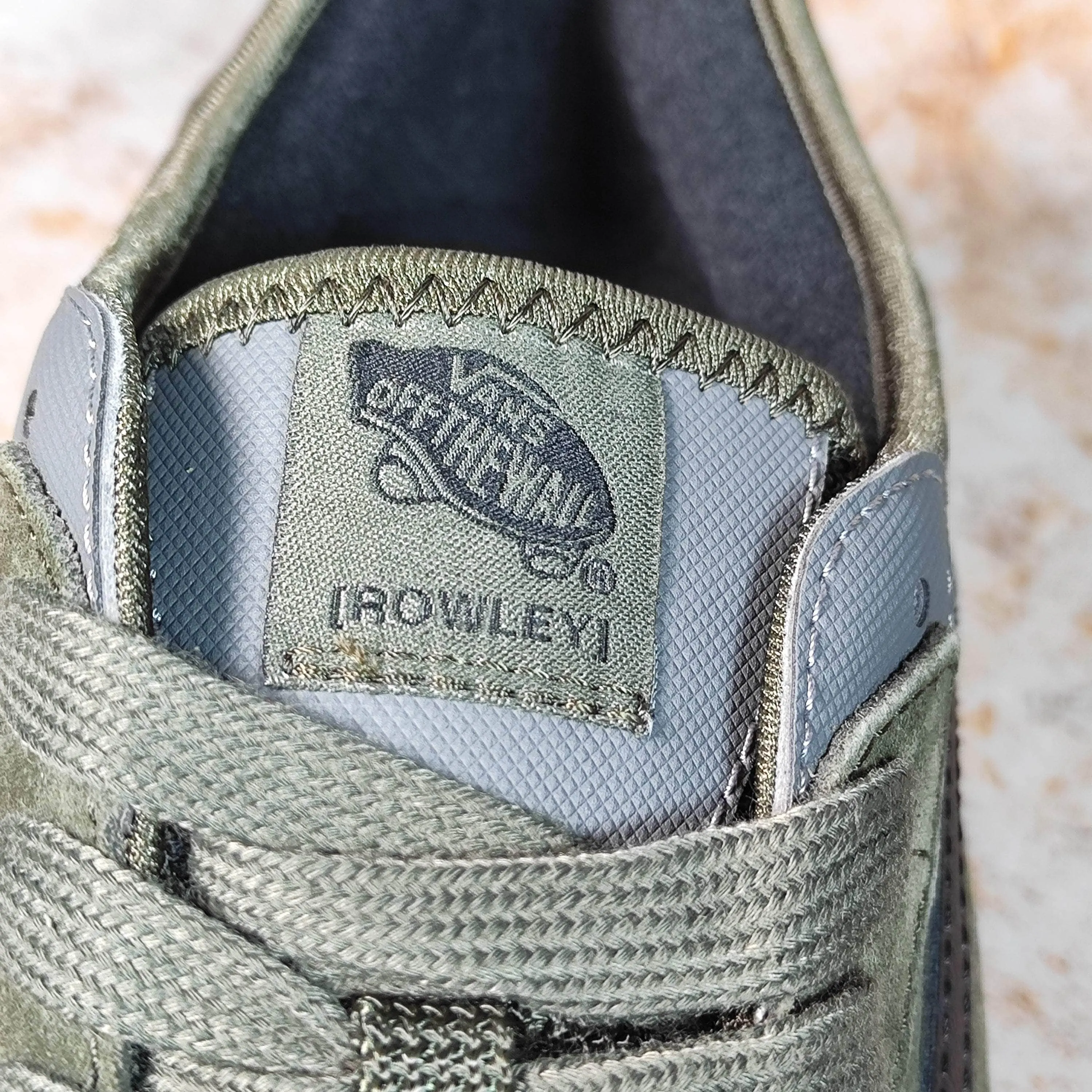 Vans Skate Rowley Shoes Green / Gum