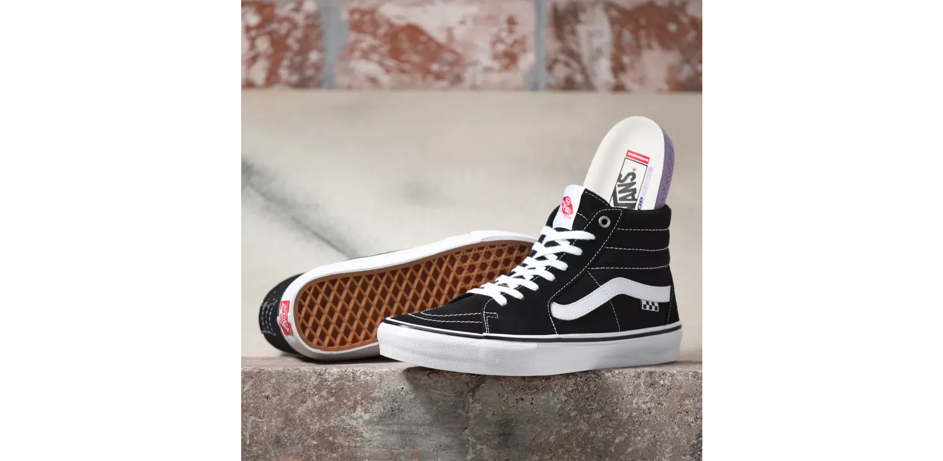 Vans Skate Sk8-Hi Shoes Black/White
