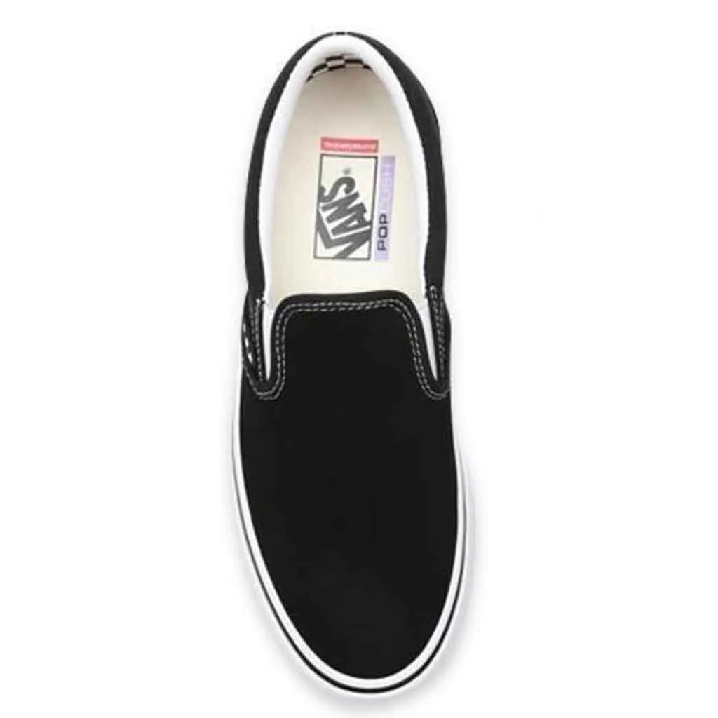 VANS SKATE SLIP ON - BLACK/WHITE