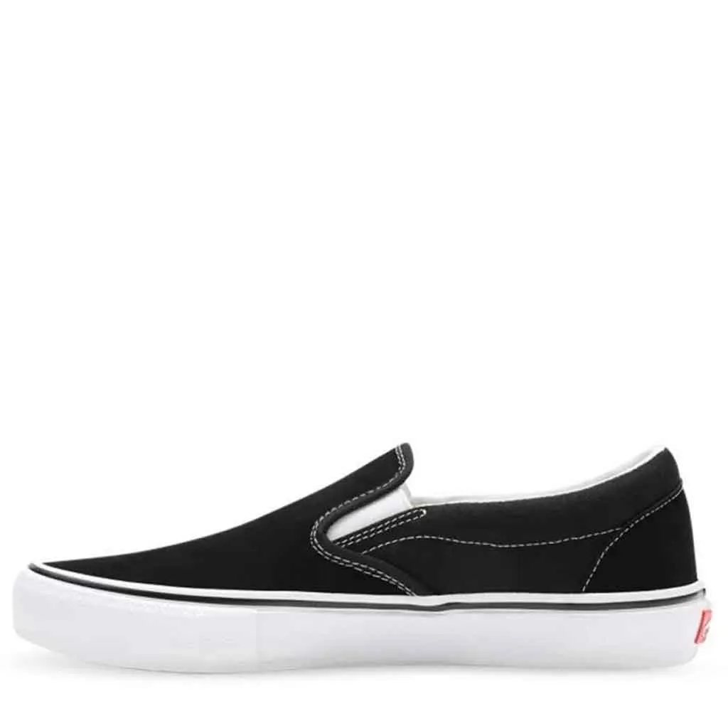 VANS SKATE SLIP ON - BLACK/WHITE