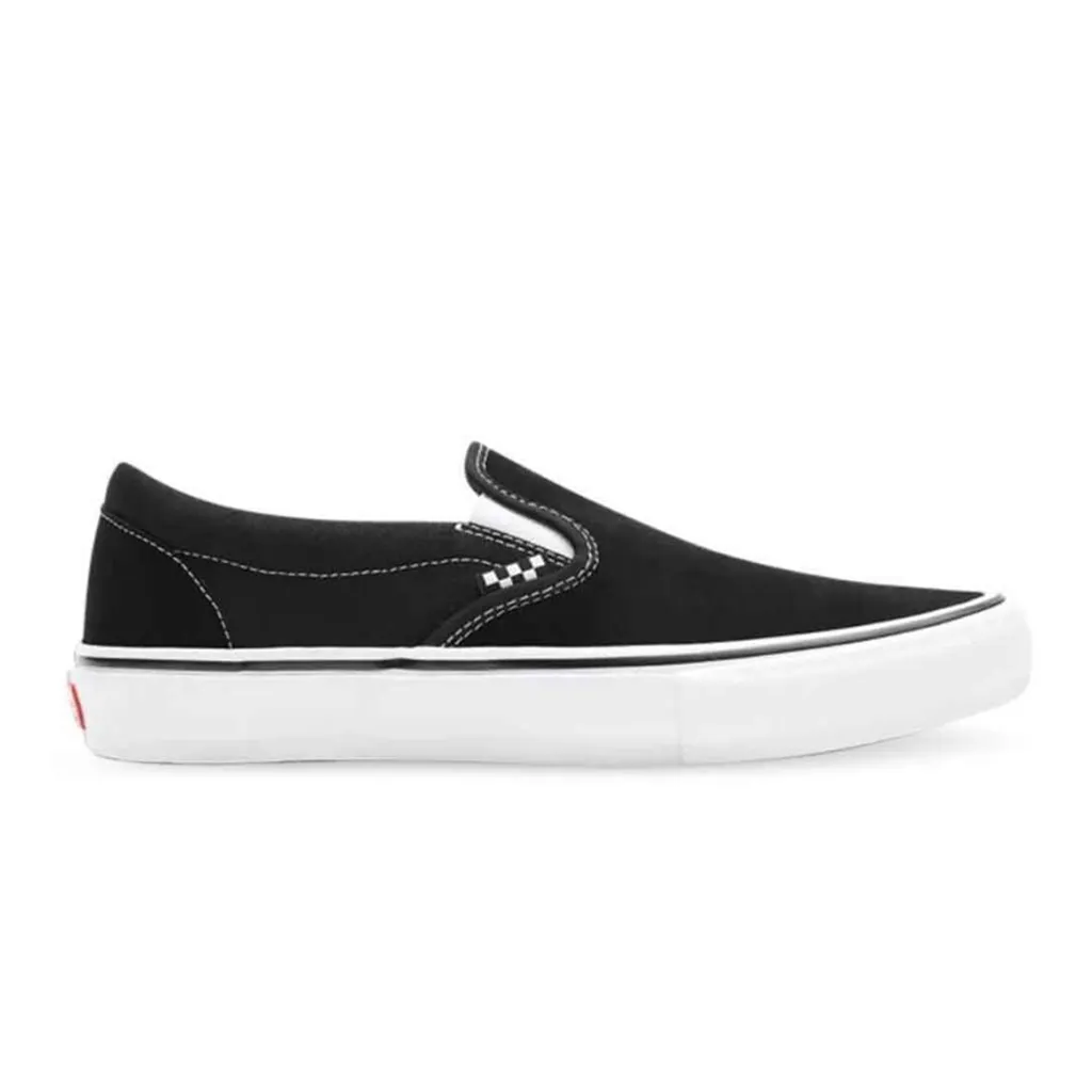 VANS SKATE SLIP ON - BLACK/WHITE