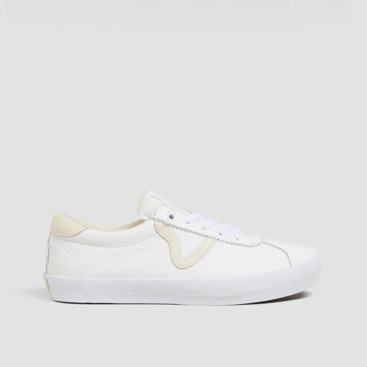 Vans Skate Sport Shoes - Leather Vintage White