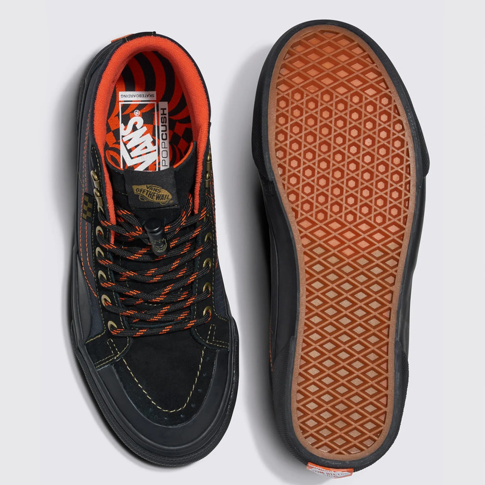Vans X Spitfire Sk8-Hi Black/Orange