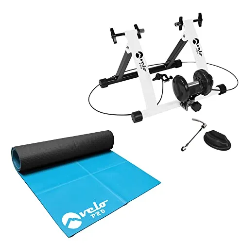 Velo Pro Turbo Trainer - Variable Resistance Magnetic Indoor Bike Trainer for Road bikes & Mountain Bikes