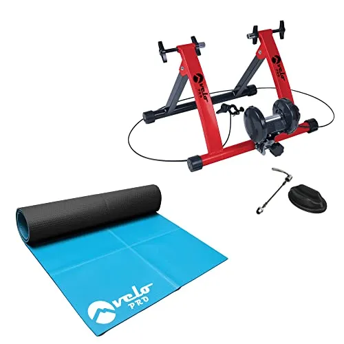 Velo Pro Turbo Trainer - Variable Resistance Magnetic Indoor Bike Trainer for Road bikes & Mountain Bikes